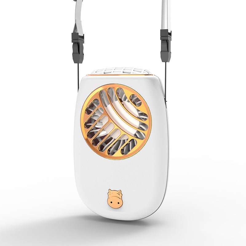 Portable Neck Fan Handheld Mini Fan Electric Bladeless Fan - Trend VibePortable Neck Fan Handheld Mini Fan Electric Bladeless FanCJ dropshipping supplier0USBWhite
