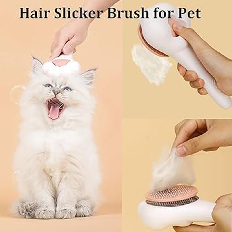 Professional Pet Hair Remover Comb For Dogs And Cats - Removes Loose Hair Tangles Effortlessly - Trend VibeProfessional Pet Hair Remover Comb For Dogs And Cats - Removes Loose Hair Tangles EffortlesslyCJ dropshipping supplier4Pink