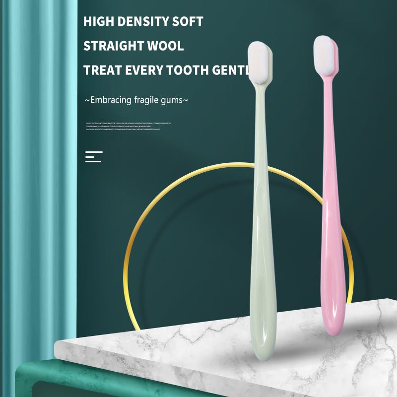 Toothbrush Soft Hair Adult Ten Thousand Hair Toothbrush Student Children's Toothbrush Toothbrush Ten Thousand Hair Toothbrush - Trend VibeToothbrush Soft Hair Adult Ten Thousand Hair Toothbrush Student Children's Toothbrush Toothbrush Ten Thousand Hair ToothbrushCJ dropshipping supplierPersonal CareBGreen