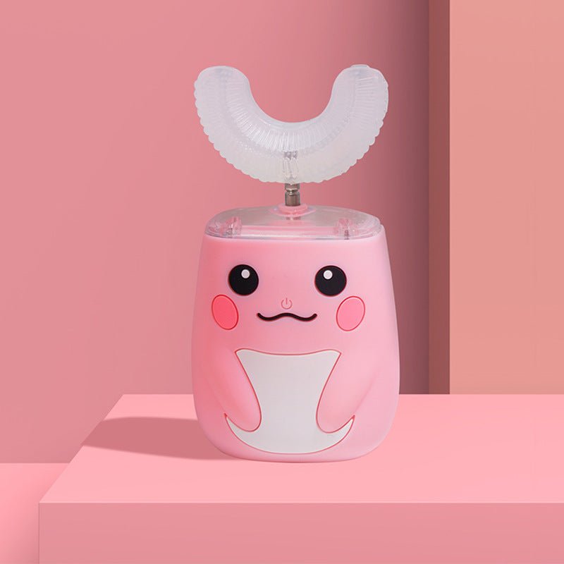 U Type Electric Toothbrush Children Lazy U Type Automatic - Trend VibeU Type Electric Toothbrush Children Lazy U Type AutomaticCJ dropshipping supplierPersonal CarechildrenPink