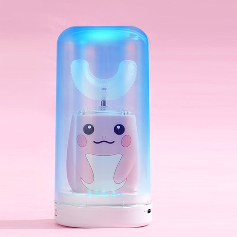 U Type Electric Toothbrush Children Lazy U Type Automatic - Trend VibeU Type Electric Toothbrush Children Lazy U Type AutomaticCJ dropshipping supplierPersonal CarechildrenPink