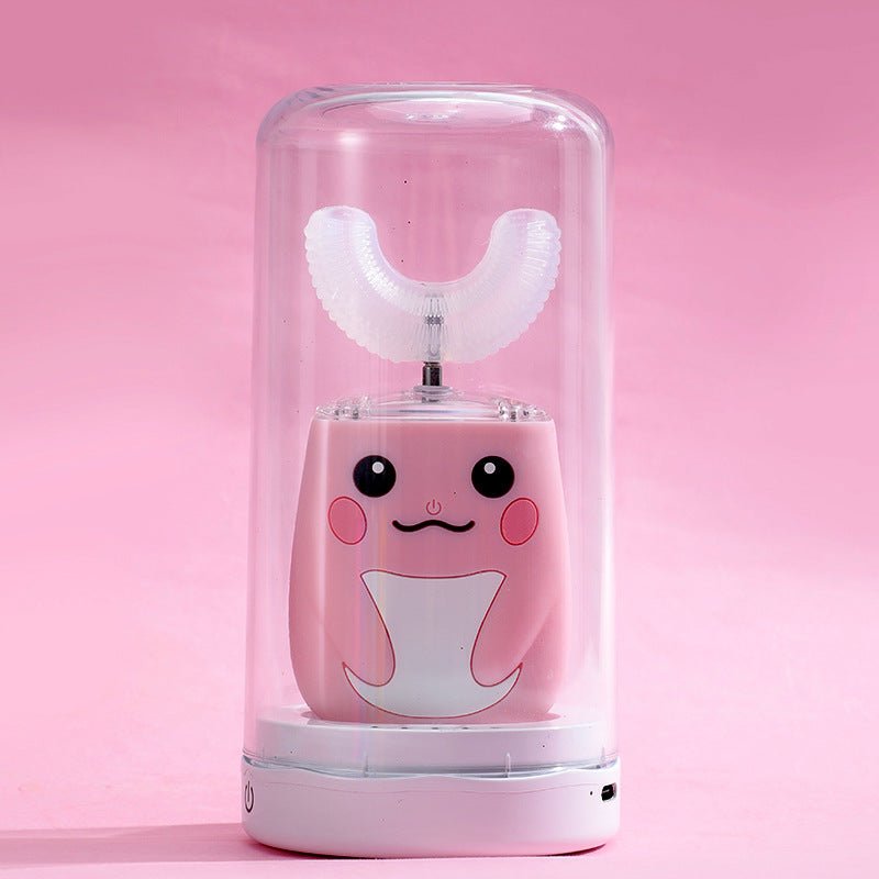 U Type Electric Toothbrush Children Lazy U Type Automatic - Trend VibeU Type Electric Toothbrush Children Lazy U Type AutomaticCJ dropshipping supplierPersonal CarechildrenPink