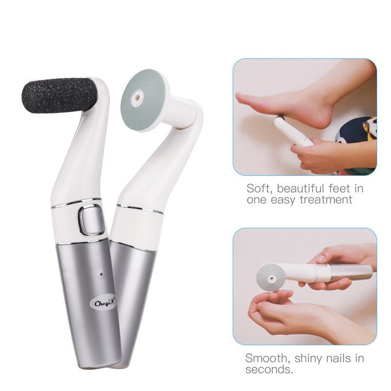 USB Rechargeable Foot File Professional Electric Feet Callus Remover Pedicure Foot Sander Dead Skin Callus Remover Foot Care - Trend VibeUSB Rechargeable Foot File Professional Electric Feet Callus Remover Pedicure Foot Sander Dead Skin Callus Remover Foot CareCJ dropshipping supplierPersonal CareBattery modelsWhite