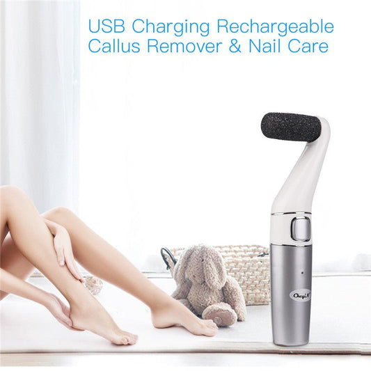 USB Rechargeable Foot File Professional Electric Feet Callus Remover Pedicure Foot Sander Dead Skin Callus Remover Foot Care - Trend VibeUSB Rechargeable Foot File Professional Electric Feet Callus Remover Pedicure Foot Sander Dead Skin Callus Remover Foot CareCJ dropshipping supplierPersonal CareBattery modelsWhite